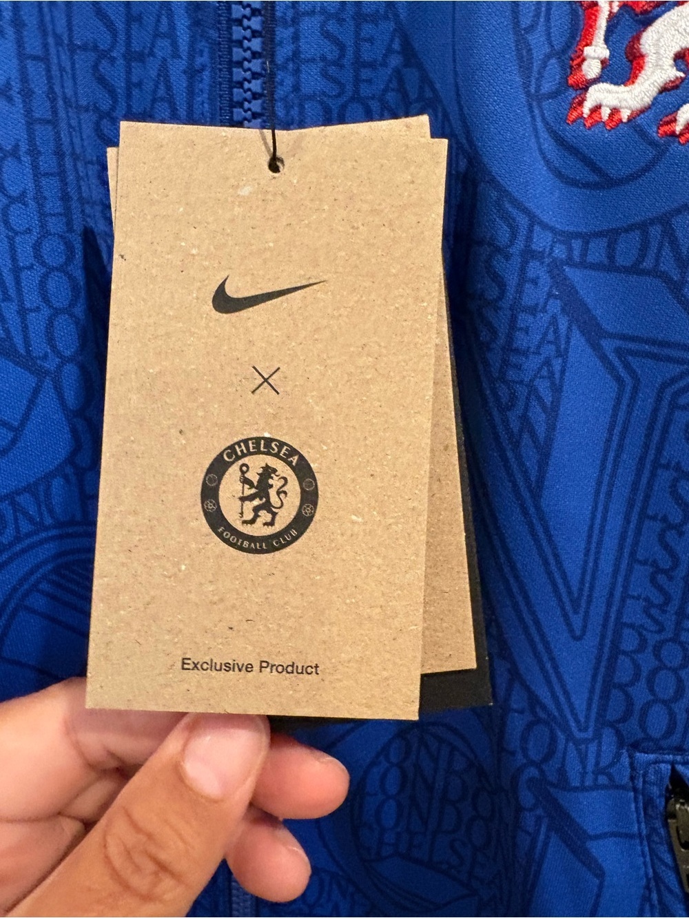 Chelsea FC Academy Pro Big Kids' Nike Dri-FIT Soccer Anthem Jacket Youth Size M - Picture 9 of 13
